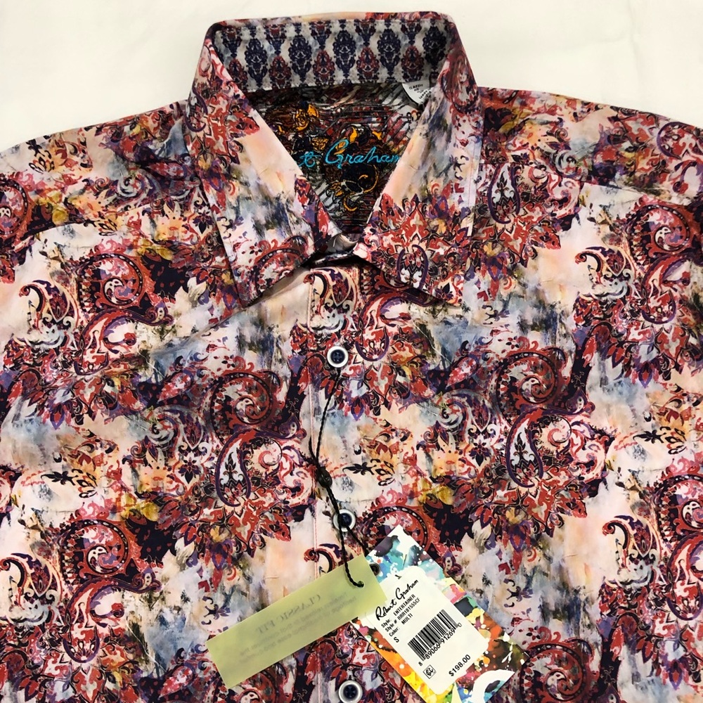 Robert Graham Entrainer Multi Colored NWT Sz Small - Picture 2 of 8